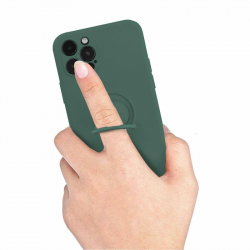 Nakładka Finger Ring Samsung A03s (A037F) zielona